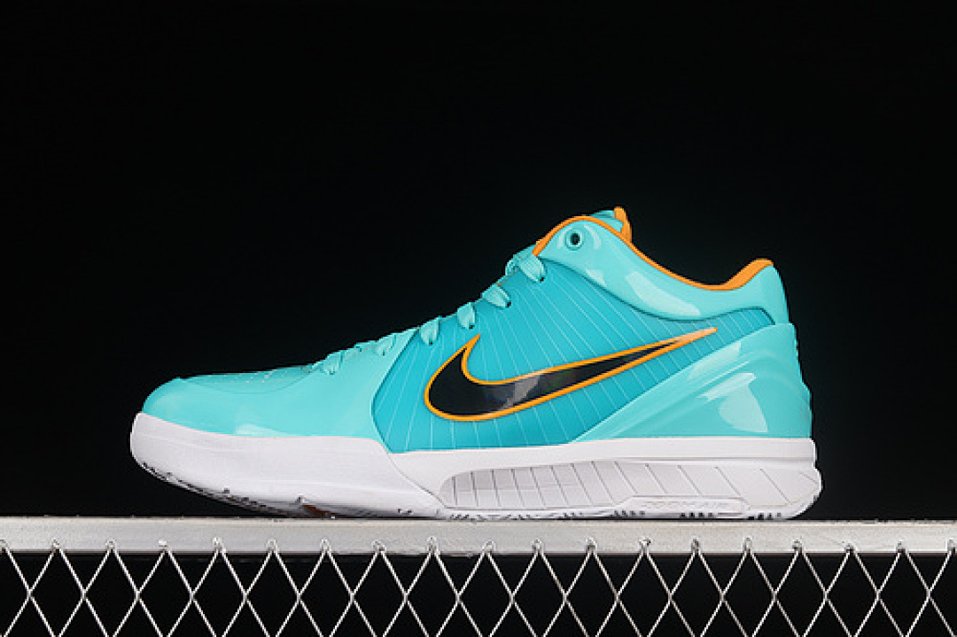 Nike [CQ3869-300]-[UNDEFEATED X KOBE 4 PROTRO HYPER JADE TEAL/MANGO/WHITE]-[MAN:39-46] - Image 2