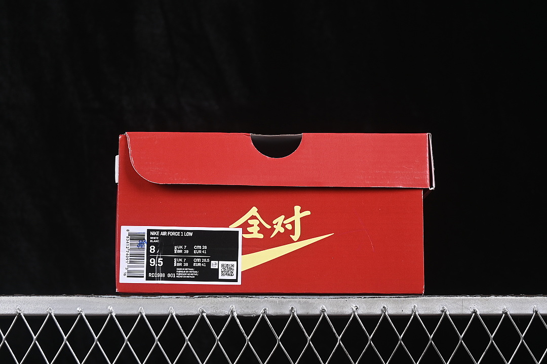 Nike [RD1988-001]-[AIR FORCE 1 07 LOW CASUAL SNEAKERS WHITE/GREY/BLACK]-[WOMAN:36-39]-[MAN:40-45] - Image 12