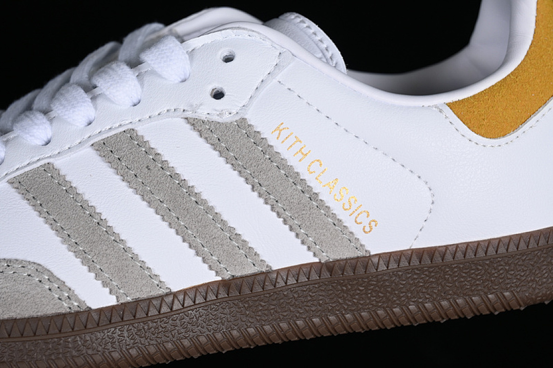 Adidas [IE4800]-[ADIDAS KITH X SAMBA OG CLASSICS PROGRAM MANGO FOOTWEAR WHITE/OFF WHITE]-[MAN:35-45] - Image 7