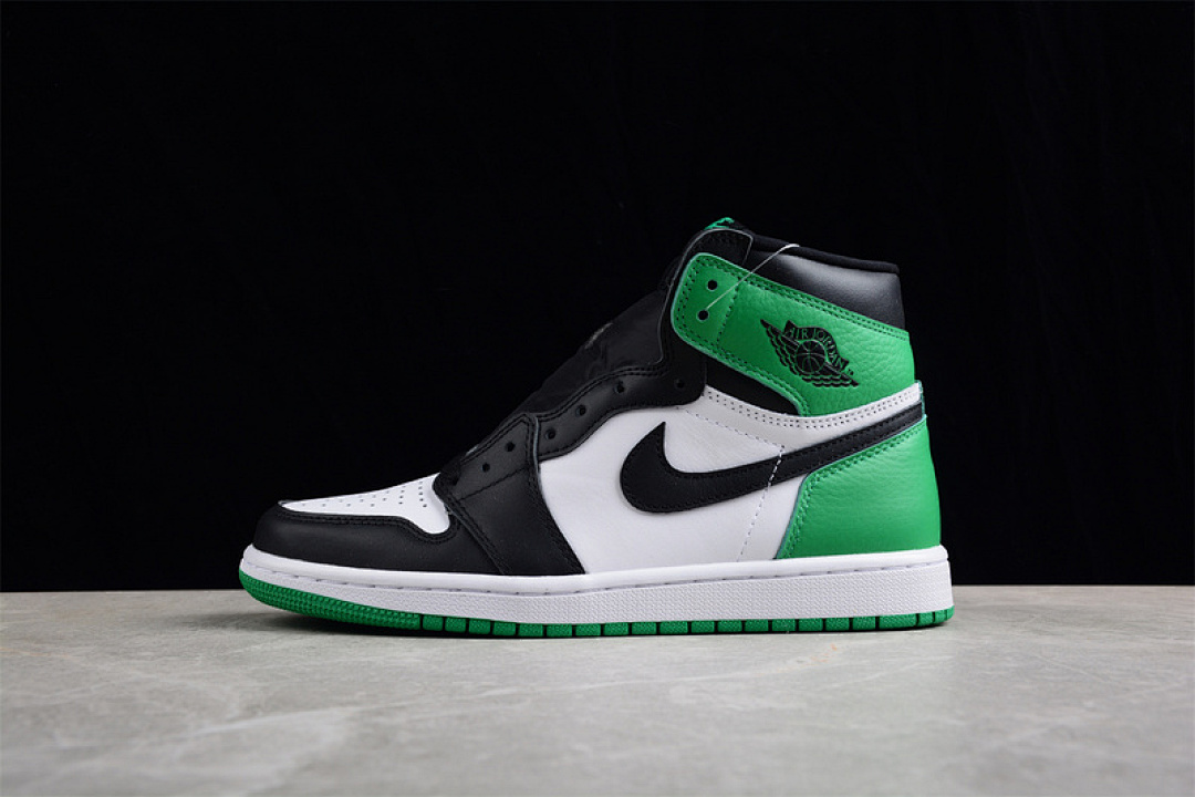 Jordan [DZ5485-031]-[AIR JORDAN 1 HIGH OG BLACK/LUCKY GREEN-WHITE]-[WOMAN:36-39]-[MAN:40-47.5], photo 1