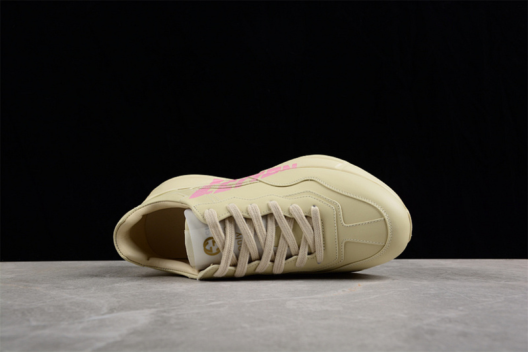 On Running [GU*CCI RHYTON VINTAGE TRAINER SNEAKER BEIGE/BEIGE/PINK]-[WOMAN:35-39]-[MAN:40-44] - Image 12