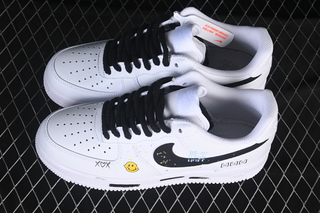 Nike [ZH0316-104]-[AIR FORCE 1 07 LOW VIBE WHITE/BLACK]-[WOMAN:36-39]-[MAN:40-45] - Image 11