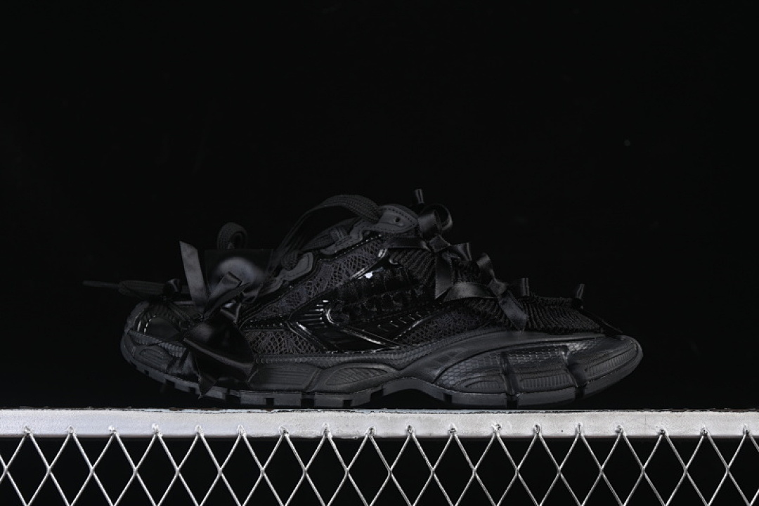 Balenciaga [WXLMC1000]-[BALENCIAGA 3XL LACE PU EVA RB BLACK/INKINESS]-[WOMAN:35-39]-[MAN:40-46], photo 1