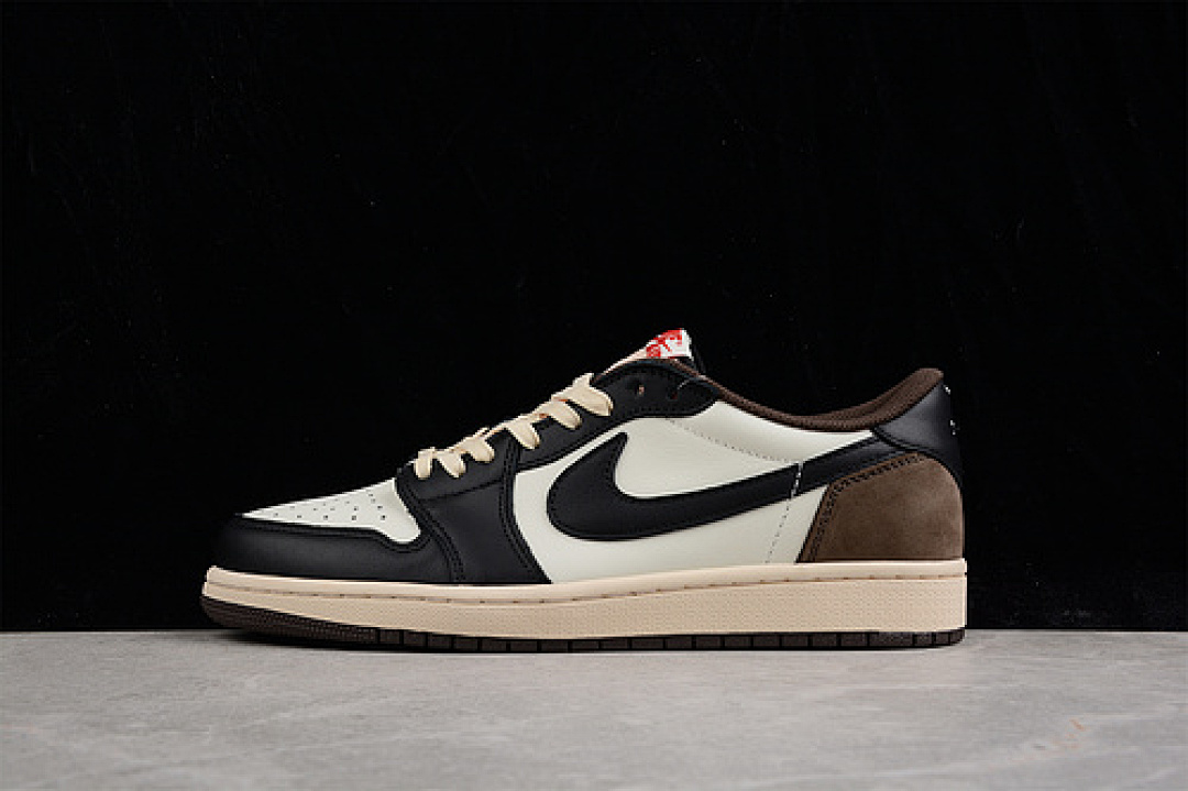 Jordan [CQ4277-105]-[TRAVIS SCOTT X AIR JORDAN 1 RETRO LOW BLACK MOCHA/SAIL/BLACK]-[UNISEX:36-47.5], photo 1