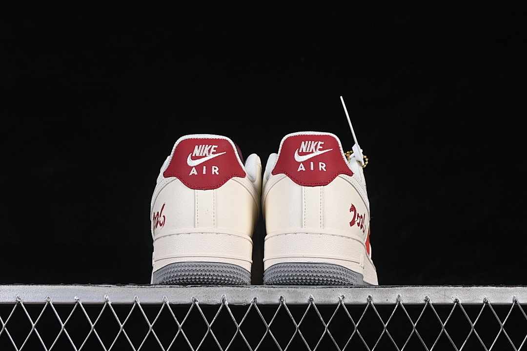 Nike [JP2026-151]-[AIR FORCE 1 07 LOW WHITE/RED/GOLD/GREY]-[WOMAN:36-39]-[MAN:40-45] - Image 14