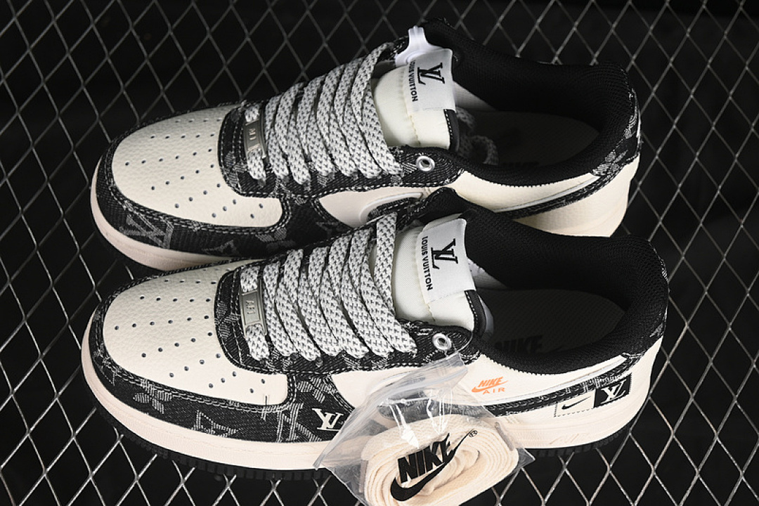 Nike [YX5066-353]-[AIR FORCE 1 07 LOW LV WHITE/GREY/BLACK]-[WOMAN:36-39]-[MAN:40-45] - Image 11