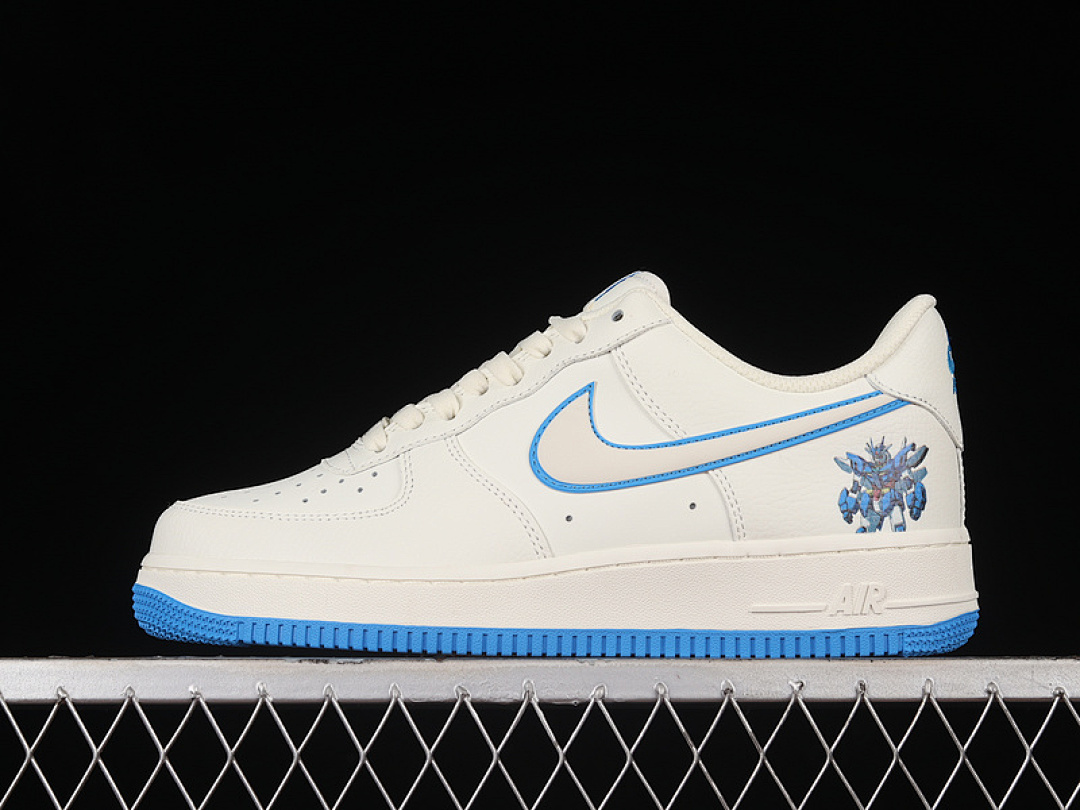 Nike [KK1256-660]-[AIR FORCE 1 LOW 07 3M REFLECTIVE BEIGE/BEIGE/BLUE]-[WOMAN:36-39]-[MAN:40-45], photo 1