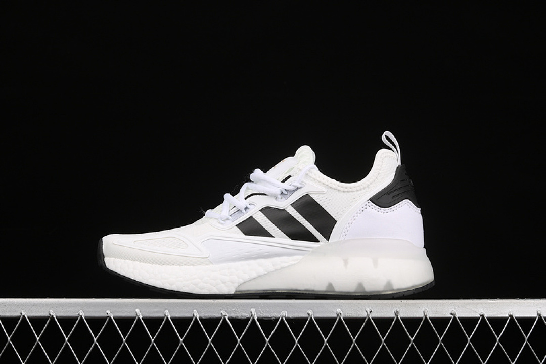 Unbranded [H00103]-[ZX 2K BOOST SHOES CLOUD WHITE/CORE BLACK/GOLD METALLIC]-[WOMAN:36-39]-[MAN:40-45], photo 1