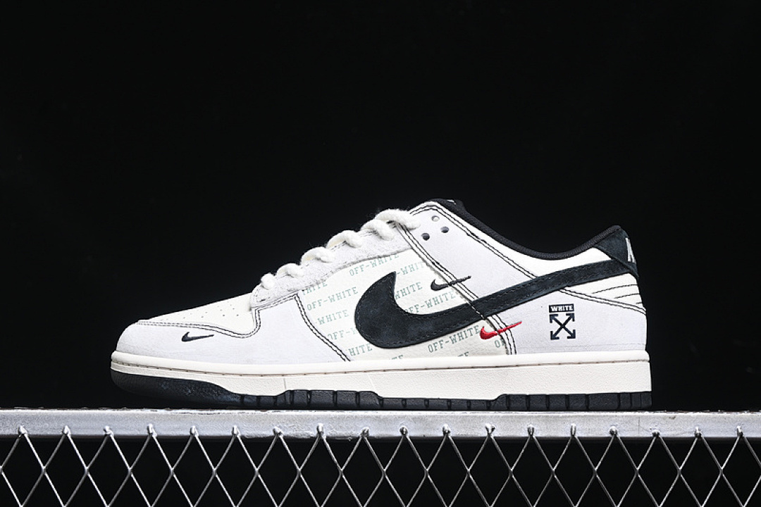Off-White Nike DUNK LOW SB OFF-WHITE WHITE/BLACK · YX5066-212, photo 1