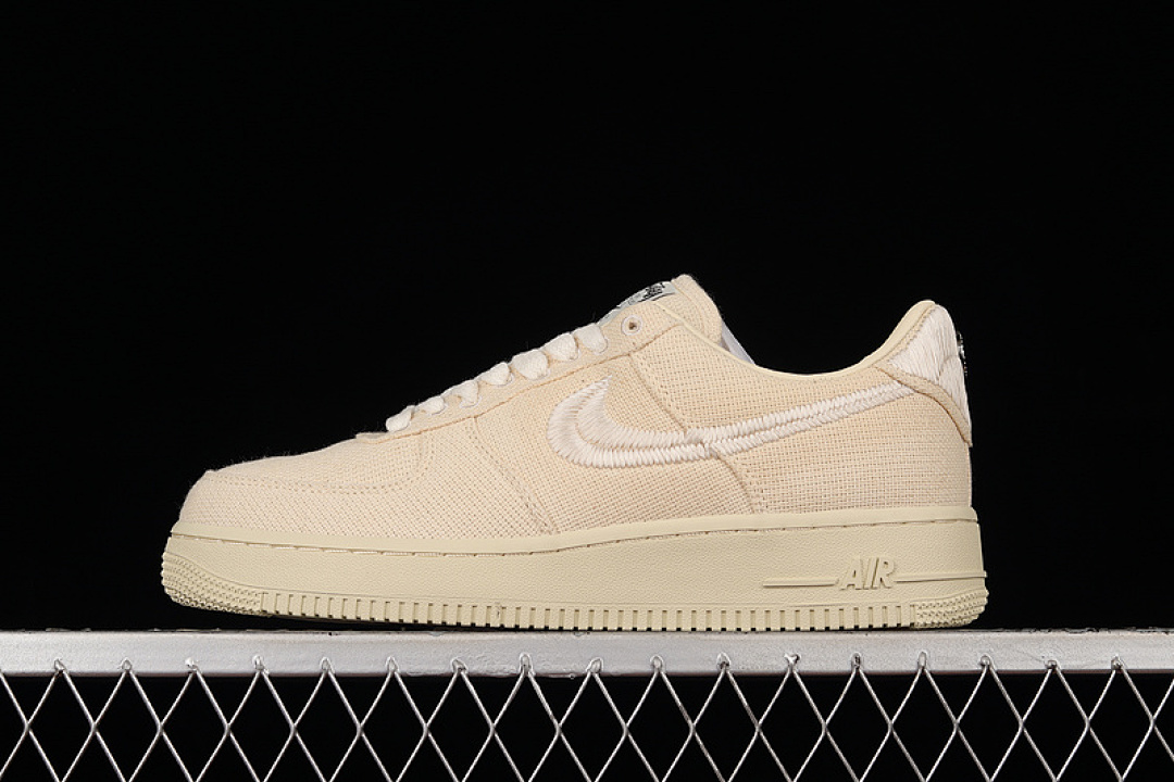 Nike [CZ9084-200]-[STUSSY X AIR FORCE 1 LOW FOSSIL STONE/FOSSIL/BLACK]-[WOMAN:36-39]-[MAN:40-45], photo 1