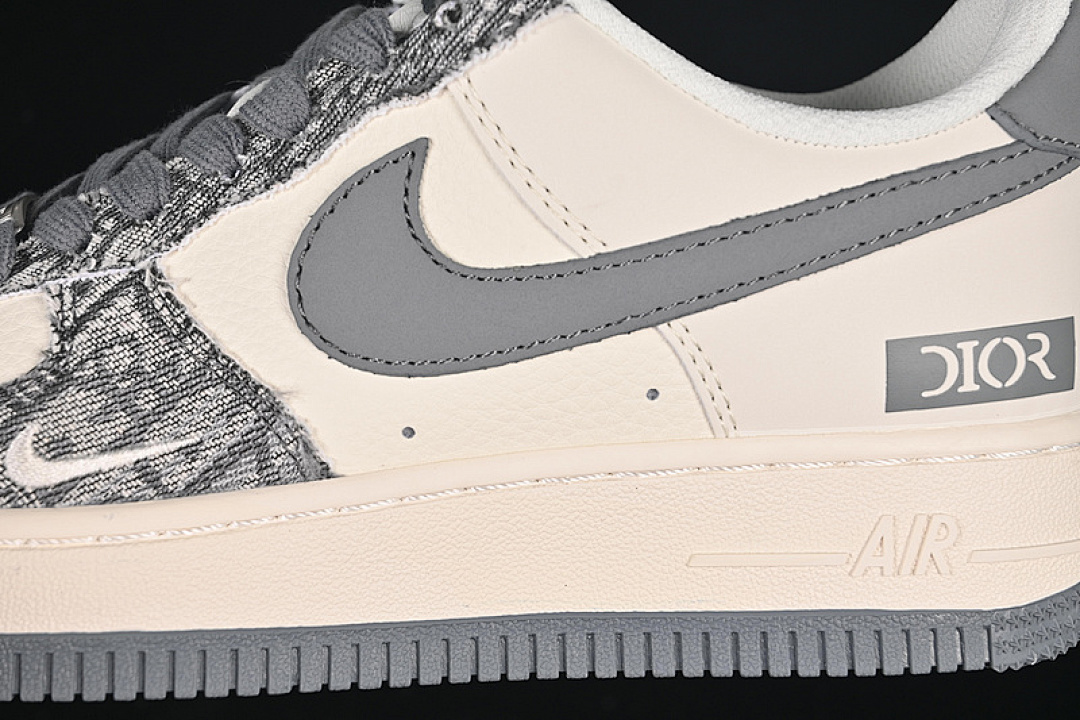 Nike [XS1958-580]-[AIR FORCE 1 07 LOW WHITE/GREY]-[WOMAN:36-39]-[MAN:40-45] - Image 8