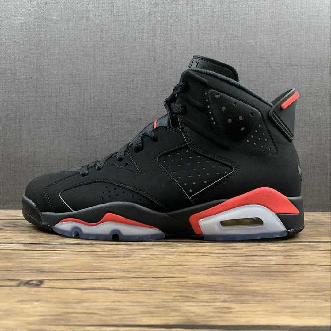 Jordan AIR Jordan 6 RETRO INFRARED 2019 BLACK/INFRARED 23-BLACK · 384664-060, photo 1