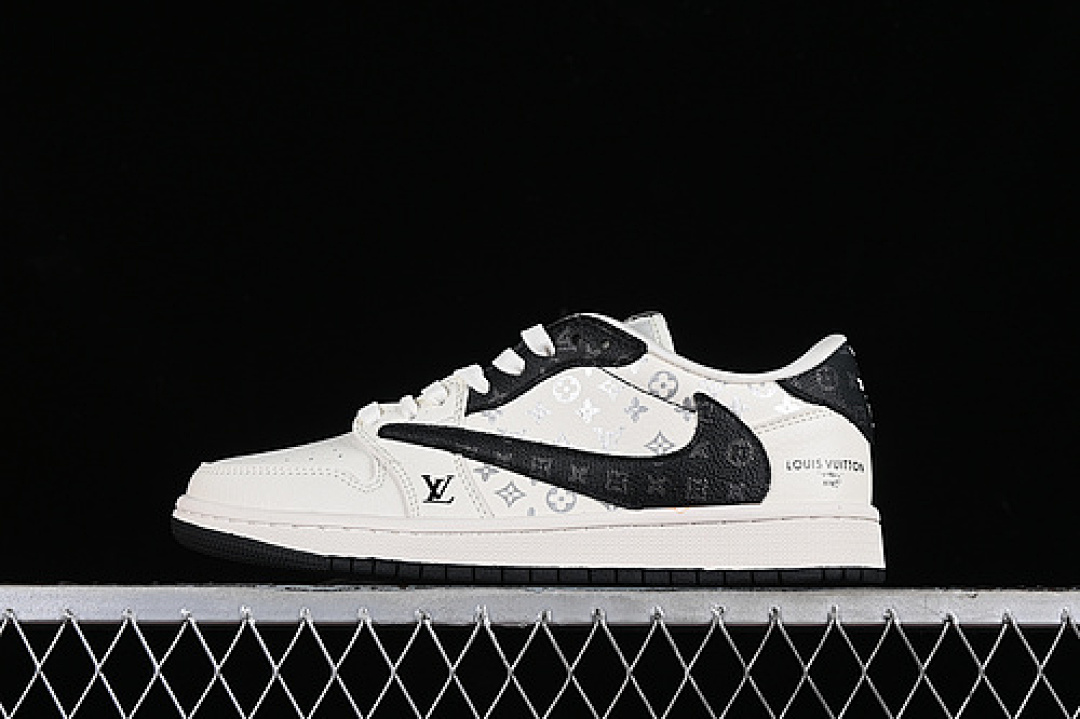 Jordan [LX1988-600]-[TRAVIS SCOTT X FRAGMENT DESIGN AIR JORDAN 1 LOW OG SP BLACK/WHITE]-[36-45], photo 1