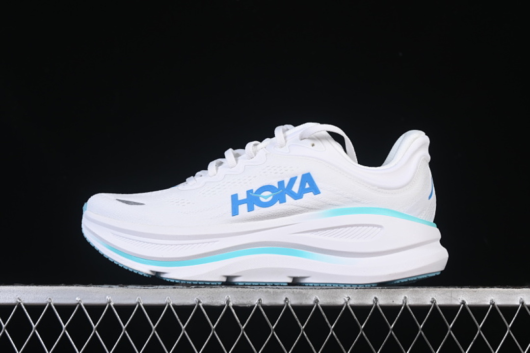 On Running [1162011 WKB]-[HOKA ONE BONDI 9 WHITE/BLUE]-[MAN:39-46] - Image 12