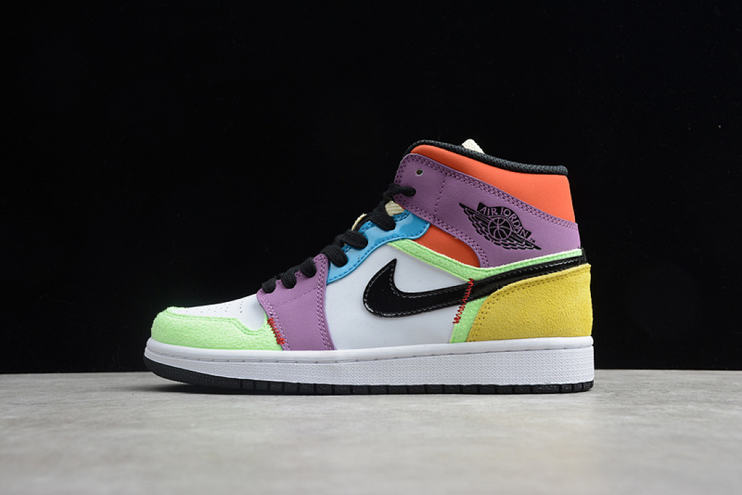 Jordan [CW1140-100]-[AIR JORDAN 1 MID SE LIGHTBULB MULTI-COLOR]-[WOMAN:36-39], photo 1