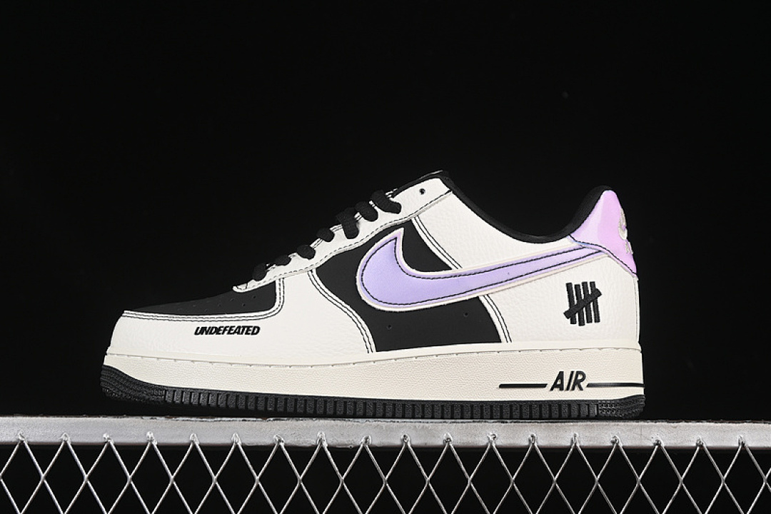 Nike [SC9207-528]-[AIR FORCE 1 07 LOW UN WHITE/BLACK/PURPLE]-[WOMAN:36-39]-[MAN:40-45] - Image 2