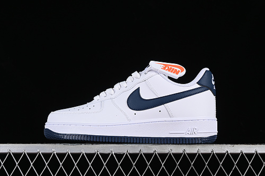 Nike [FJ4146-104]-[AIR FORCE 1 07 LOW WHITE/WHITE/MIDNIGHT NAVY]-[WOMAN:36-39]-[MAN:40-45], photo 1