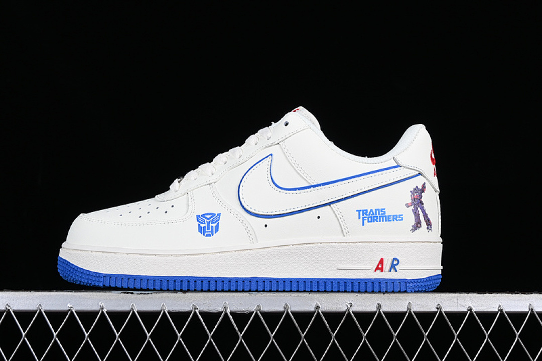 Nike [BS9055-717]-[AIR FORCE 1 07 LOW WHITE/BLUE]-[WOMAN:36-39]-[MAN:40-45], photo 1