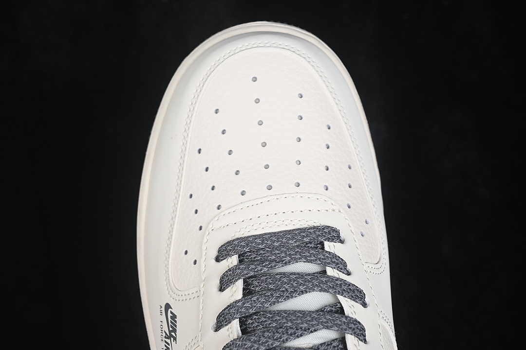 Nike [DD1982-352]-[AIR FORCE 1 07 LOW CASUAL SNEAKERS WHITE/DARK GREY]-[WOMAN:36-39]-[MAN:40-45] - Image 10