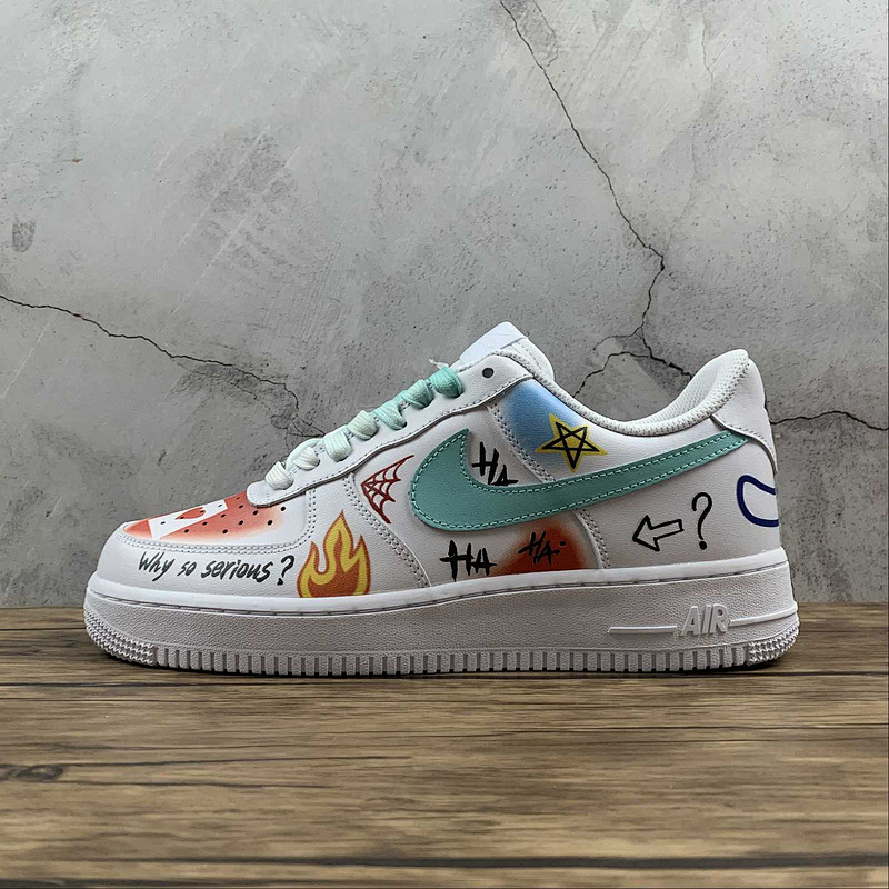 Nike Nike AIR FORCE 1 LOW 07 WHITE/WHITE/MULTI-COLOR · CW2288-111, photo 1