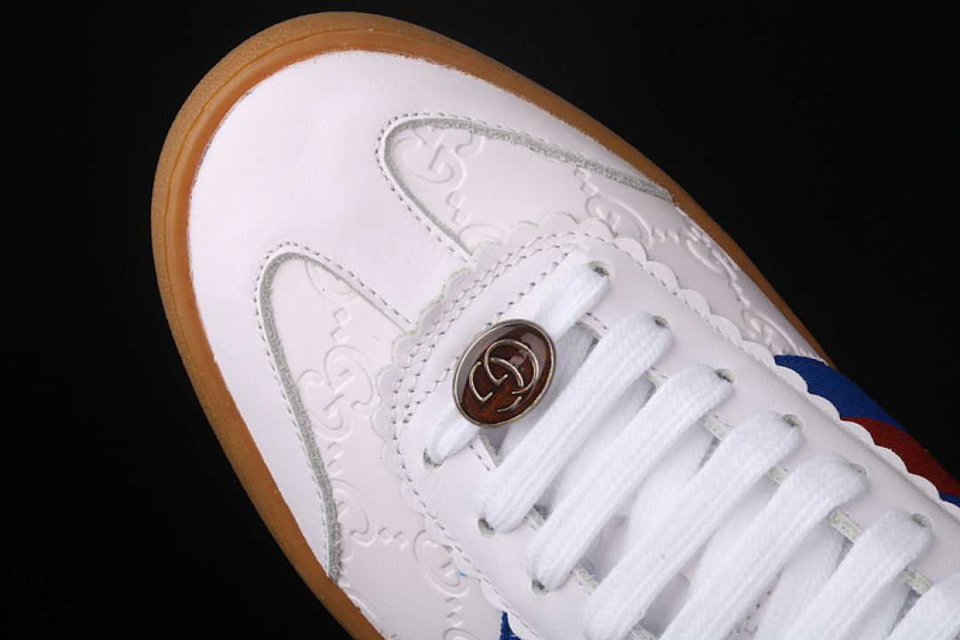 Gucci [GU*CCI ACE EMBROIDERED LOW-TOP SNEAKER WHITE/BLUE/RED]-[UNISEX:35-44] - Image 10