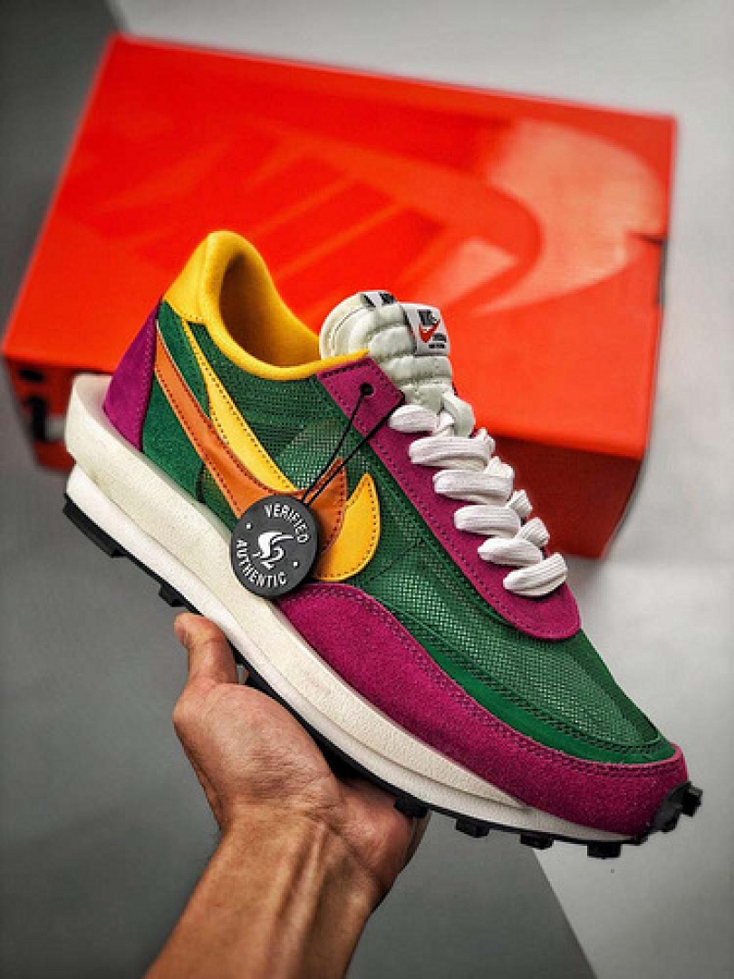 Sacai [99-96-107]-[BV0073-301]-[SACAI X LDV WAFFLE PINE GREEN/CLAY ORANGE-DEL SOL]-[UNISEX:36-46], photo 1