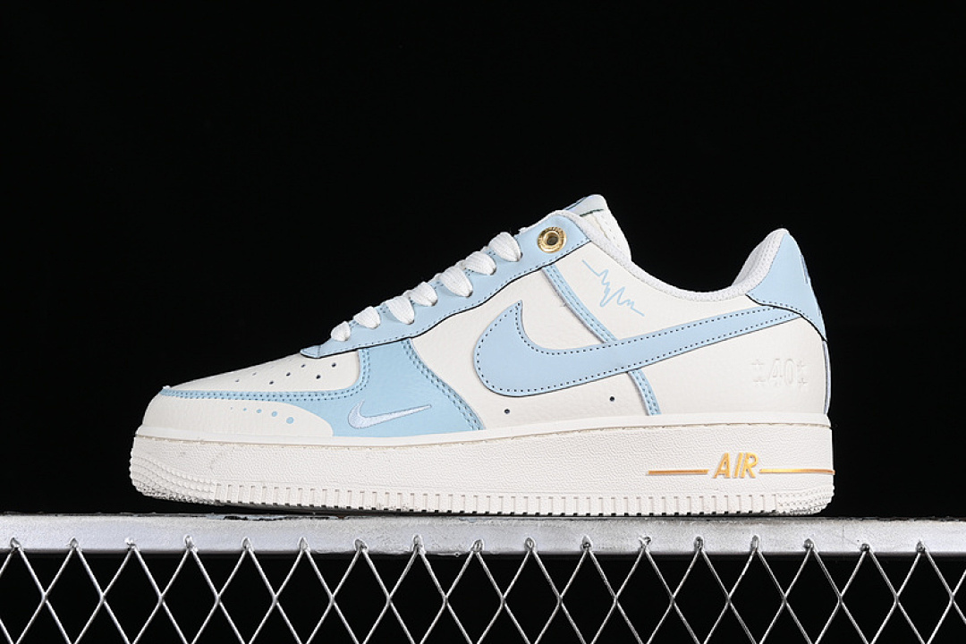 Nike [DQ7582-101]-[AIR FORCE 1 07 LOW WHITE/BLUE]-[WOMAN:36-39]-[MAN:40-45], photo 1