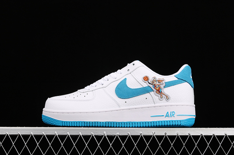 Nike Nike AIR FORCE 1 LOW 07 WHITE/WHITE/BLUE · DJ7998-100, photo 1