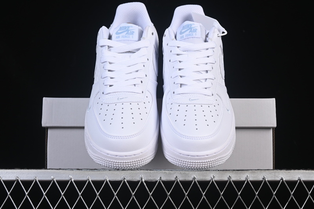 Nike [IH4475-100]-[AIR FORCE 1 07 LOW WHITE/BLUE]-[WOMAN:36-39]-[MAN:40-45] - Image 13