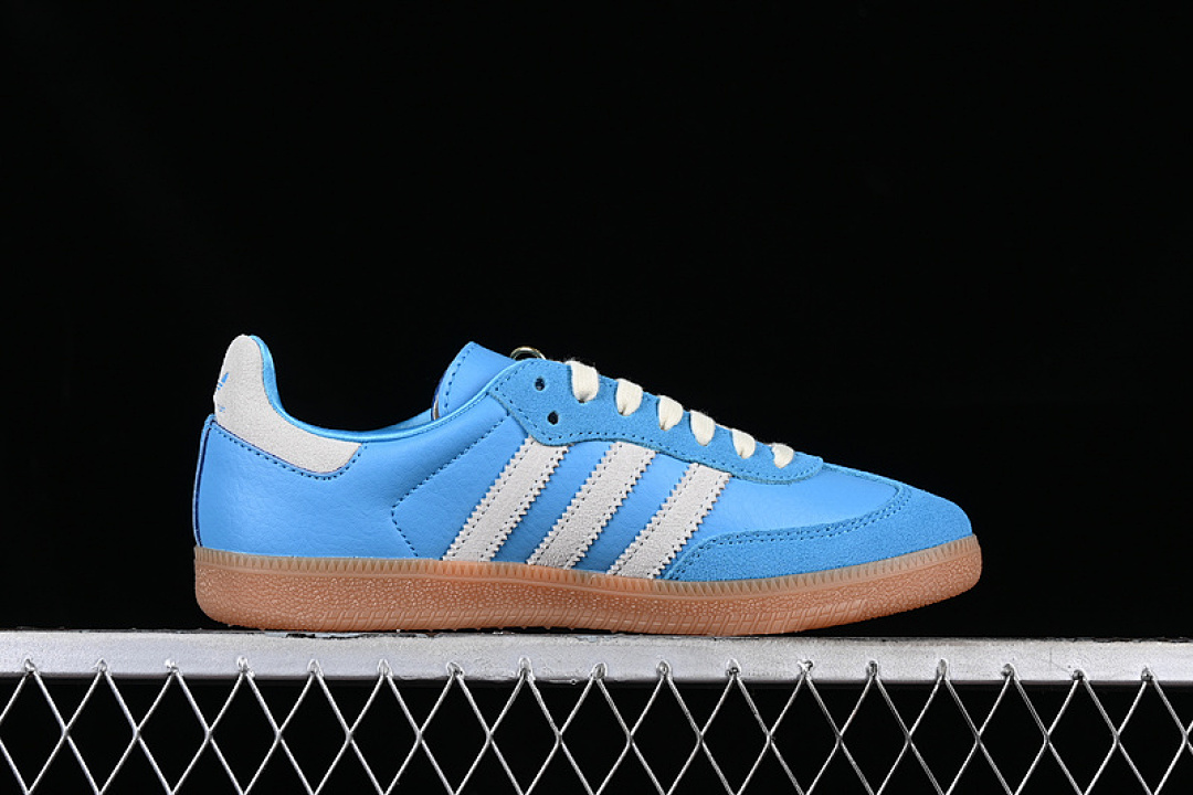 Adidas [IE6975]-[SAMBA OG SPORTY&RICH GREY/BLUE/BROWN]-[WOMAN:35-39]-[MAN:40-46] - Image 16