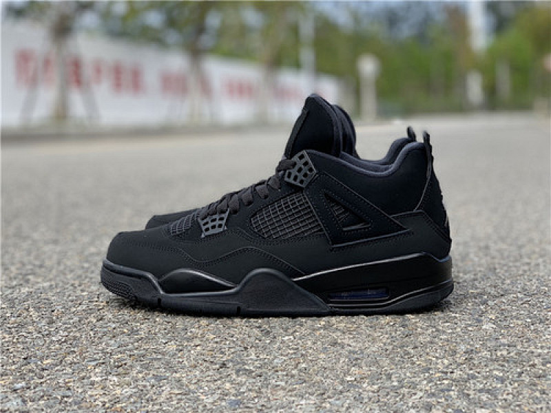 Jordan AIR Jordan RETRO 4 BLACK CAT BLACK/BLACK · CU1110-010, photo 1