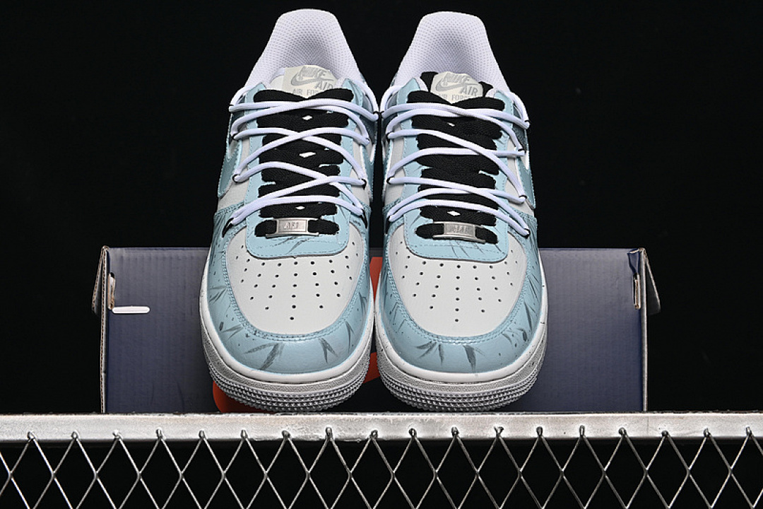 Nike [CW1888-006]-[AIR FORCE 1 07 LOW STARRY SKY TRAJECTORY WHITE/GREY/BLUE]-[UNISEX:36-45] - Image 14