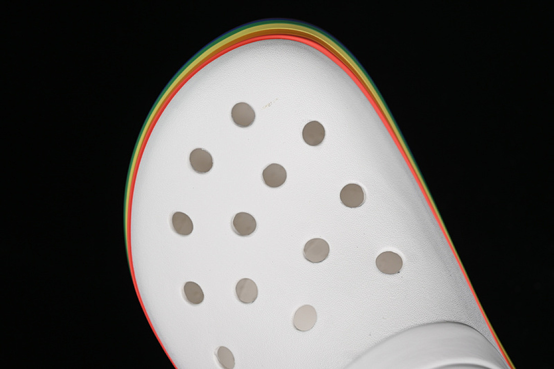 Crocs [CROCS CROCBAND PLATFORM RAINBOW WHITE/RAINBOW COLOR]-[WOMAN:34-42] - Image 8