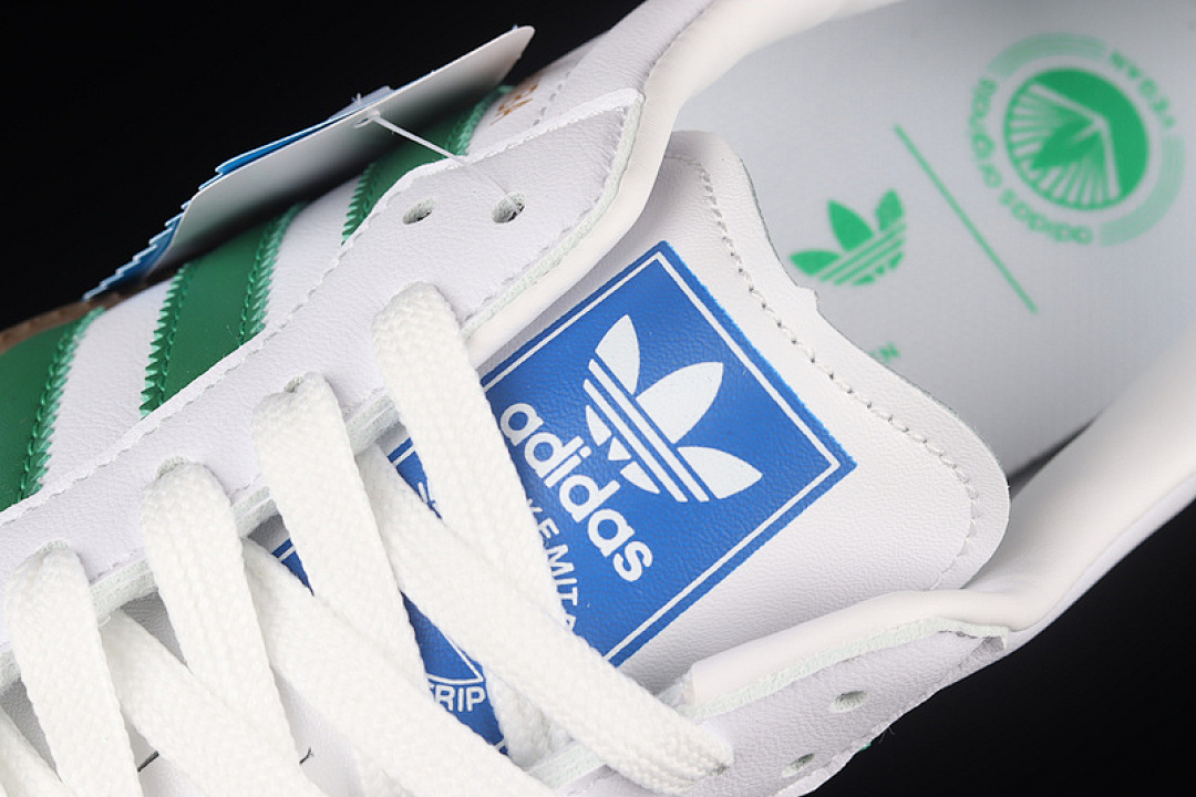 Adidas [EF6552]-[SAMBA OG SHOES FOOTWEAR WHITE/GREEN/BROWN]-[MAN:39-45] - Image 9