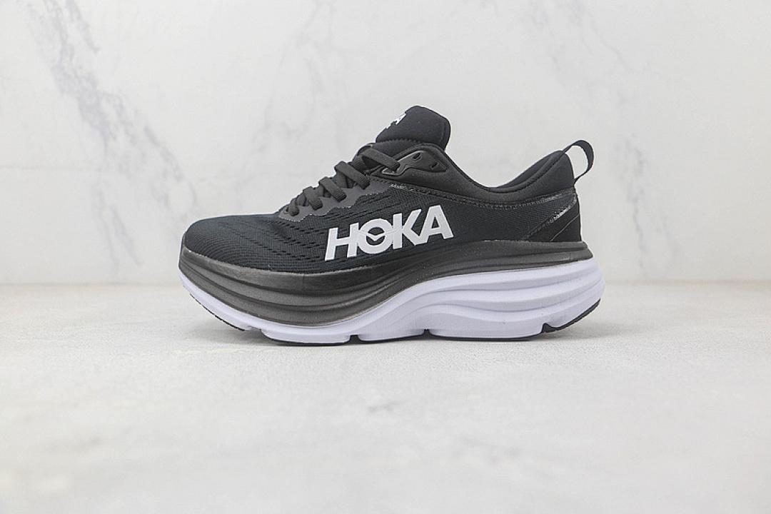 Hoka [HOKA ONE RUNNING SHOES BLACK/BLACK/WHITE]-[WOMAN:36-39]-[MAN:40-45], photo 1