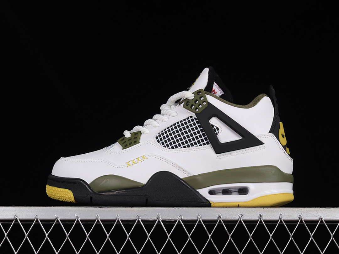 Jordan [CT8527-900]-[AIR JORDAN 4 RETRO WHITE/BLACK/GREEN]-[WOMAN:36-39]-[MAN:40-45], photo 1