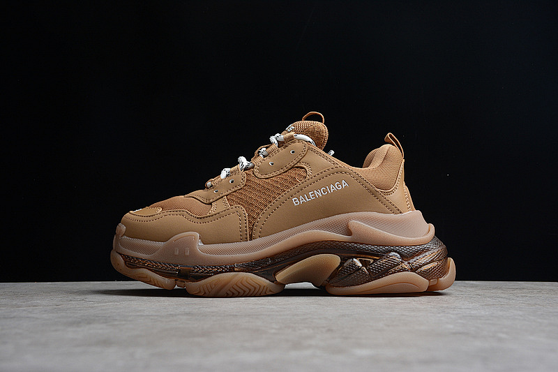 Balenciaga TRIPLE S SNEAKERS BROWN/BROWN/WHITE · ECBL001948D, photo 1