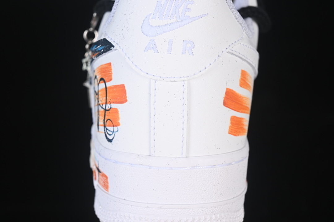 Nike [10241122]-[AIR FORCE 1 07 LOW SCORPIO CASUAL SNEAKERS ORANGE/WHITE]-[WOMAN:36-39]-[MAN:40-45] - Image 6