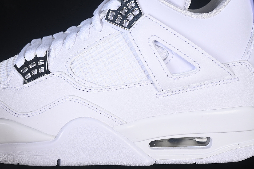 Unbranded [308497-100]-[JORDAN 4 RETRO WHITE/METALLIC SILVER-PURE PLATINUM]-[MAN:40-48.5] - Image 8