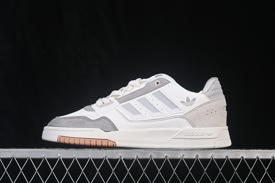ORIGINALS DROP STEP LOW SPORTS BOARD SHOES WHITE/GREY · KI3415, photo 1