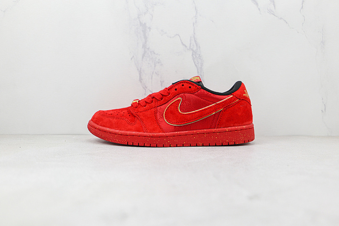 Jordan [DD2233-518]-[AIR JORDAN 1 RETRO LOW CNY TIGER RED/METALLIC GOLD/BLACK]-[UNSIEX:36-45], photo 1