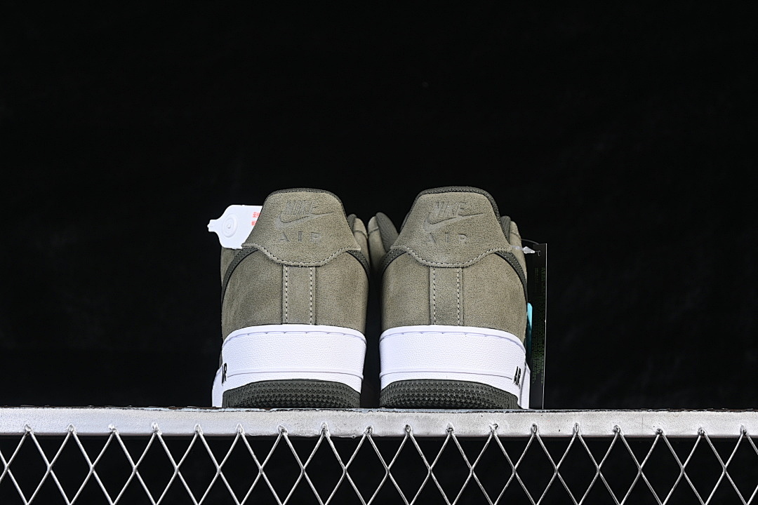 Nike [IB6388-200]-[AIR FORCE 1 07 LOW CASUAL SNEAKERS ARMY GREEN/WHITE]-[WOMAN:36-39]-[MAN:40-45] - Image 13