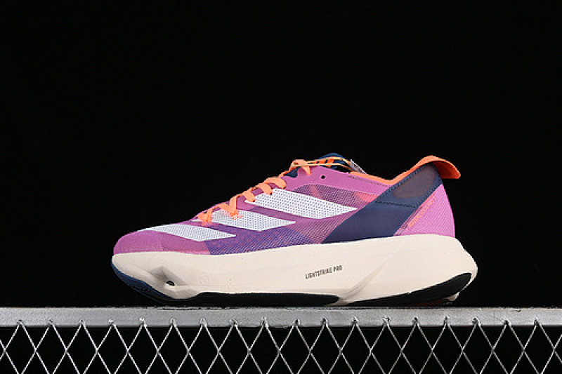 ADIZERO ADIOS PRO 3 PULSE LILAC/CLOUD WHITE/SOLAR ORANGE · GY8411, photo 1