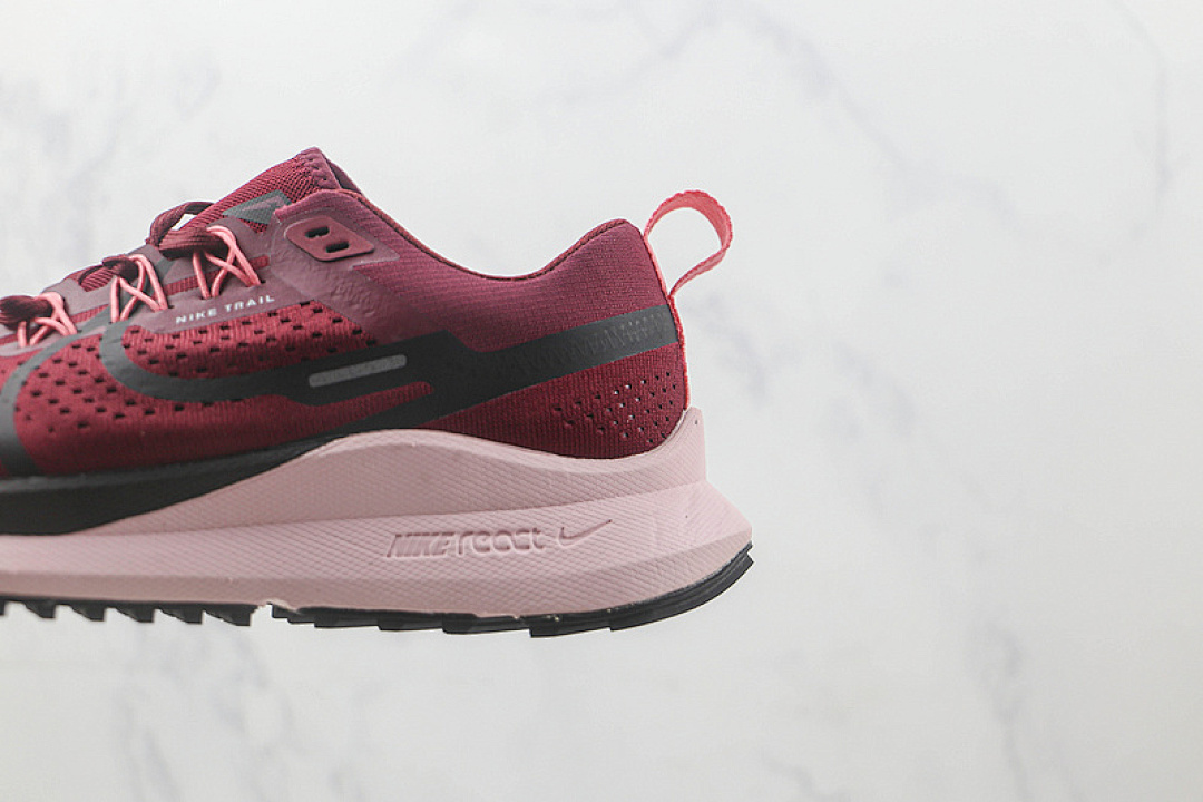 Nike [DJ6158-401]-[REACT PEGASUS TRAIL 4 RED/BLACK/PINK]-[MAN:40-45] - Image 7