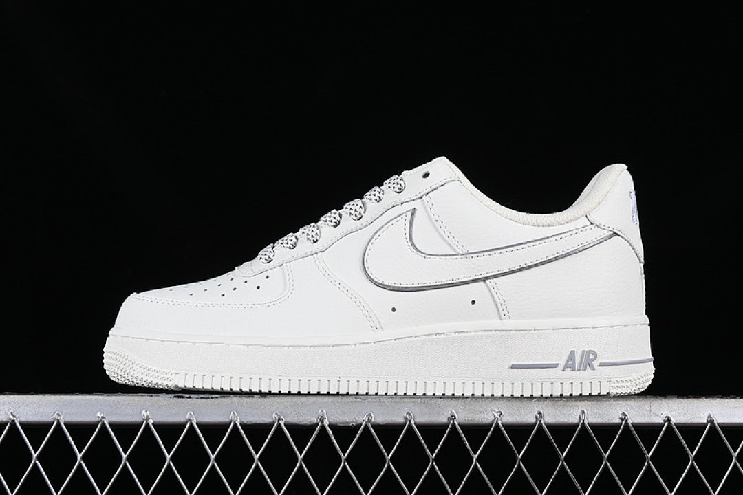 Nike [NY2022-017]-[KITH AIR FORCE 1 07 LOW HOOPS WHITE/SILVER]-[WOMAN:36-39]-[MAN:40-45], photo 1
