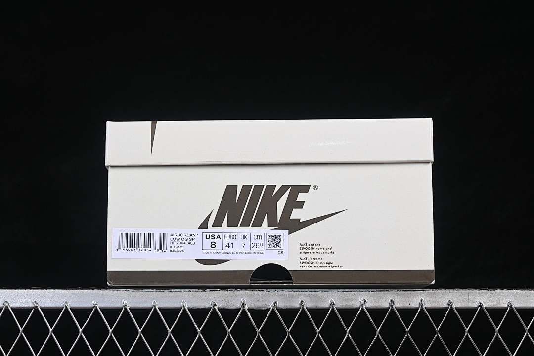 Jordan [HQ2004-400]-[JORDAN 1 LOW SE WORN BLUE/GUM LIGHT BROWN/SAIL/WHITE]-[WOMAN:36-39]-[MAN:40-47.5] - Image 12
