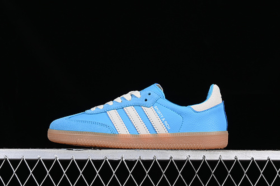 Adidas [IE6975]-[SAMBA OG SPORTY&RICH WHITE/BLUE/BROWN]-[WOMAN:36-39]-[MAN:40-45], photo 1