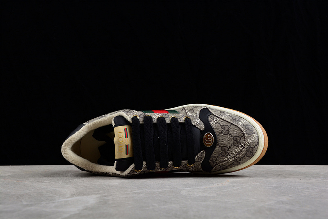 Gucci [GU*CCI DISTRESSED SCREENER SNEAKER GREY/BLACK/RED-BEIGE]-[WOMAN:35-39]-[MAN:40-45] - Image 14