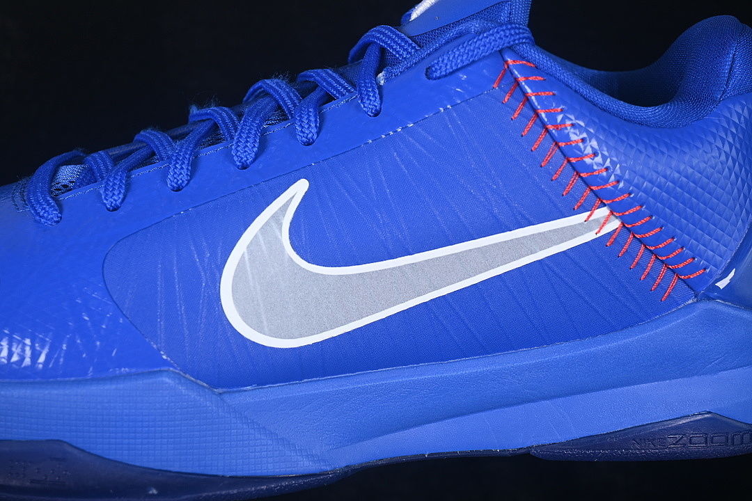 Nike [IO6256-400]-[ZOOM KOBE 5 CHAOS MEN'S BASKETBALL SHOES BLUE/DARK BLUE]-[WOMAN:39]-[MAN:40-47.5] - Image 8