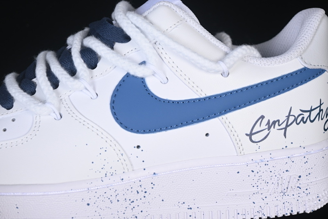 Nike [ZH0316-106]-[AIR FORCE 1 07 LOW WHITE/BLUE]-[WOMAN:36-39]-[MAN:40-45] - Image 8